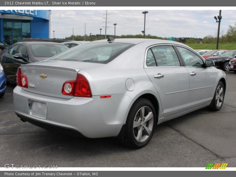 Silver Ice Metallic / Ebony 2012 Chevrolet Malibu LT