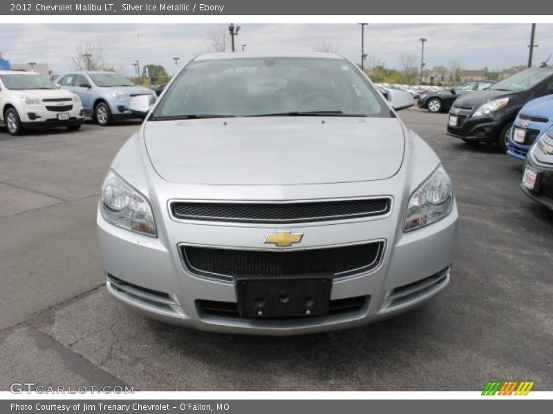 Silver Ice Metallic / Ebony 2012 Chevrolet Malibu LT