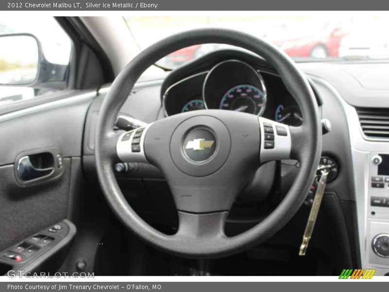 Silver Ice Metallic / Ebony 2012 Chevrolet Malibu LT