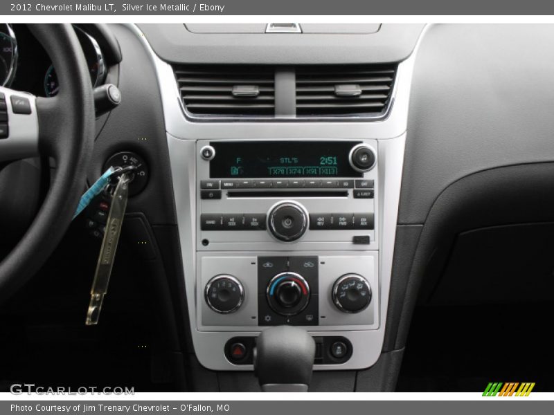 Silver Ice Metallic / Ebony 2012 Chevrolet Malibu LT
