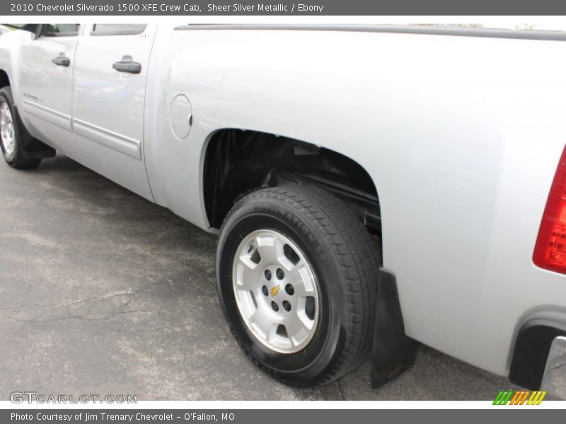 Sheer Silver Metallic / Ebony 2010 Chevrolet Silverado 1500 XFE Crew Cab
