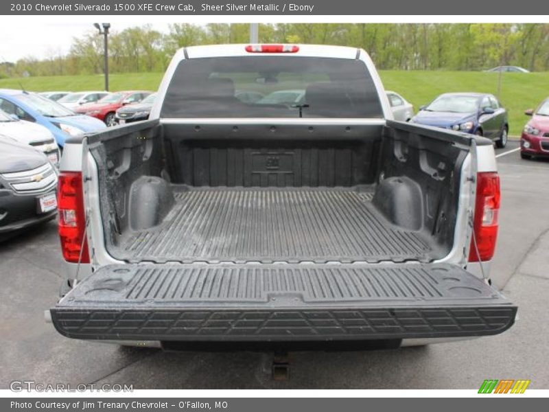 Sheer Silver Metallic / Ebony 2010 Chevrolet Silverado 1500 XFE Crew Cab