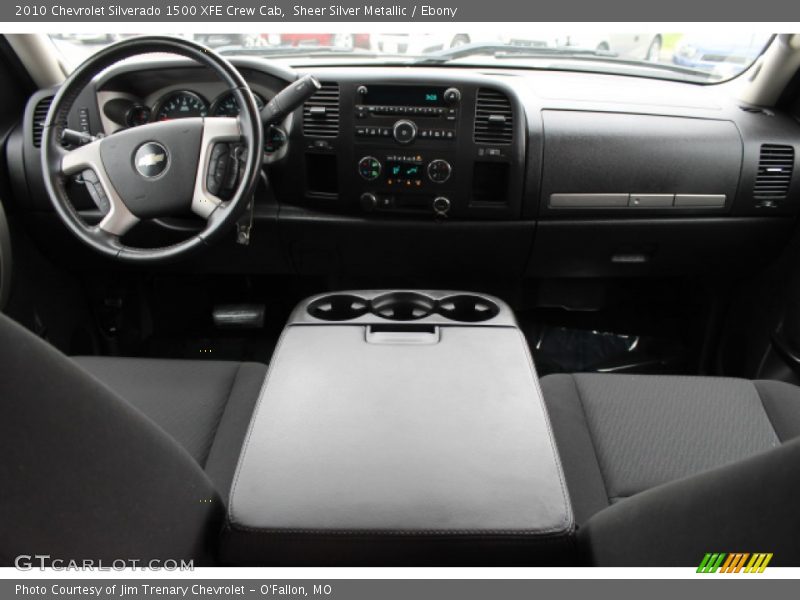 Sheer Silver Metallic / Ebony 2010 Chevrolet Silverado 1500 XFE Crew Cab
