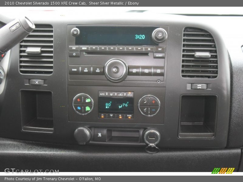 Sheer Silver Metallic / Ebony 2010 Chevrolet Silverado 1500 XFE Crew Cab