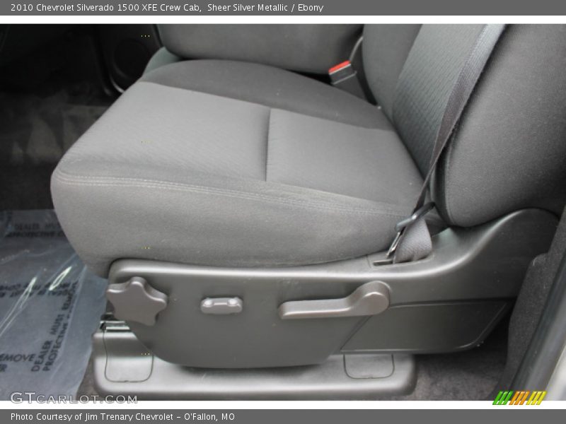 Sheer Silver Metallic / Ebony 2010 Chevrolet Silverado 1500 XFE Crew Cab