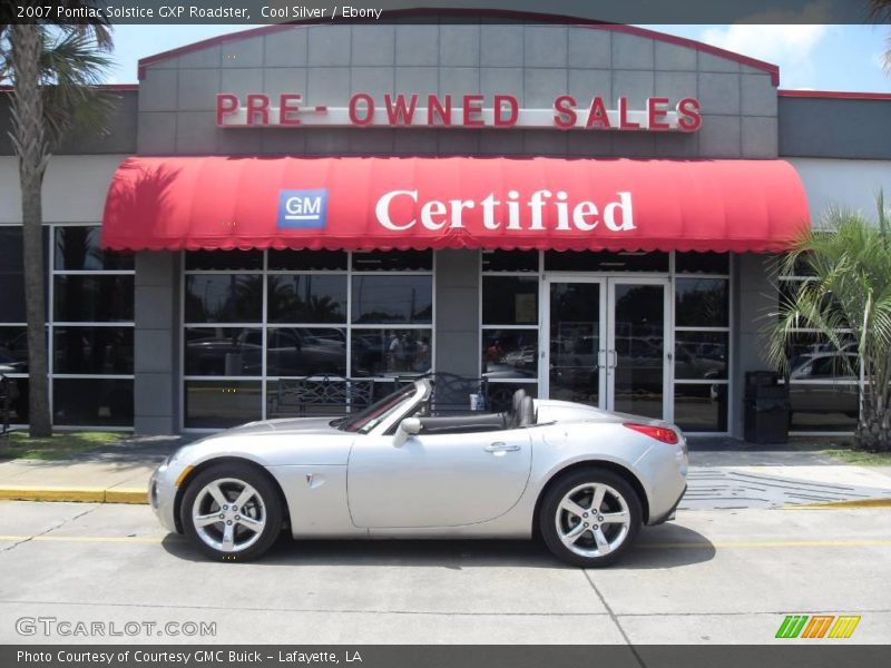 Cool Silver / Ebony 2007 Pontiac Solstice GXP Roadster