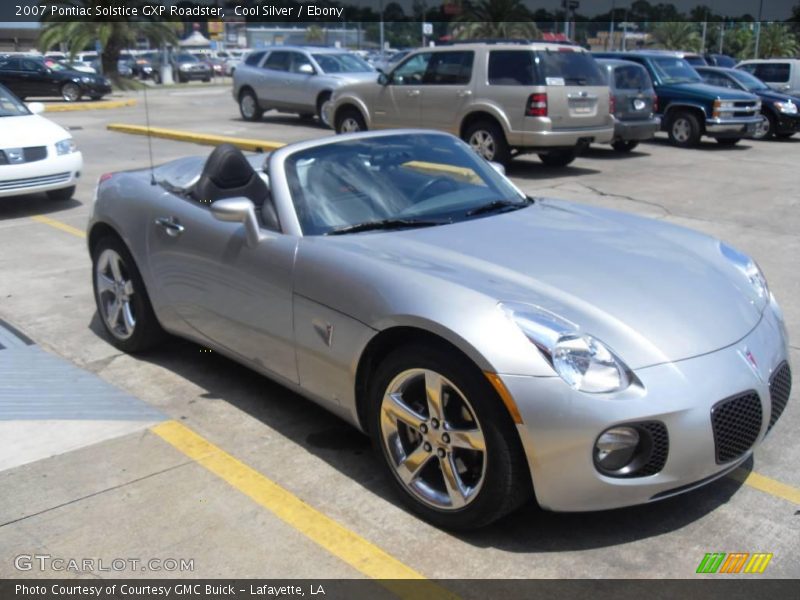 Cool Silver / Ebony 2007 Pontiac Solstice GXP Roadster
