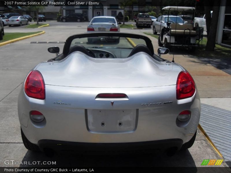 Cool Silver / Ebony 2007 Pontiac Solstice GXP Roadster