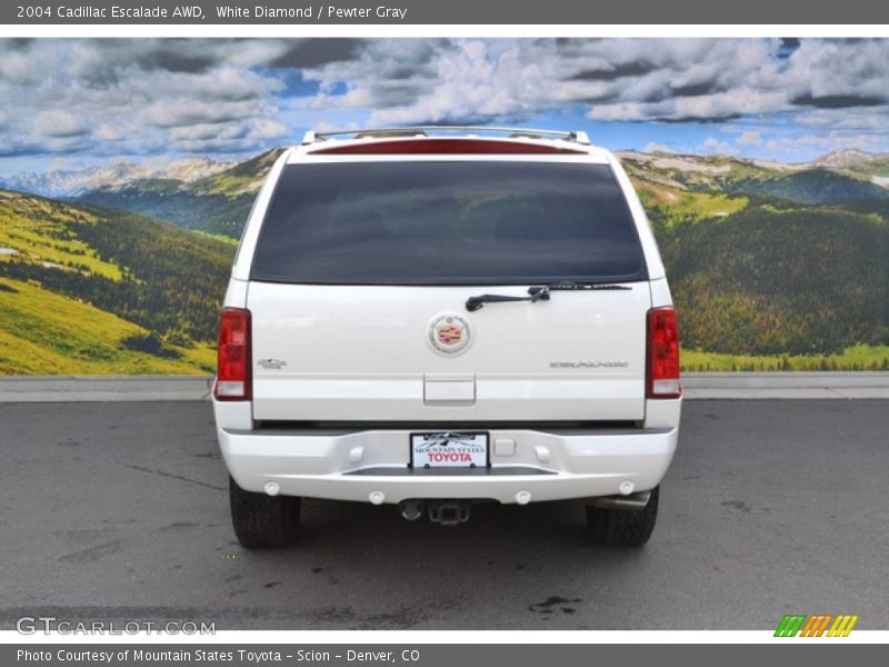 White Diamond / Pewter Gray 2004 Cadillac Escalade AWD