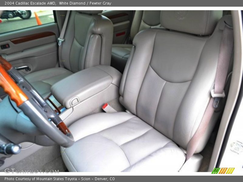 White Diamond / Pewter Gray 2004 Cadillac Escalade AWD