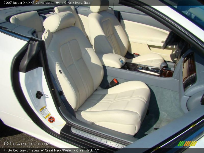 White Onyx / Ivory/Slate 2007 Jaguar XK XK8 Convertible