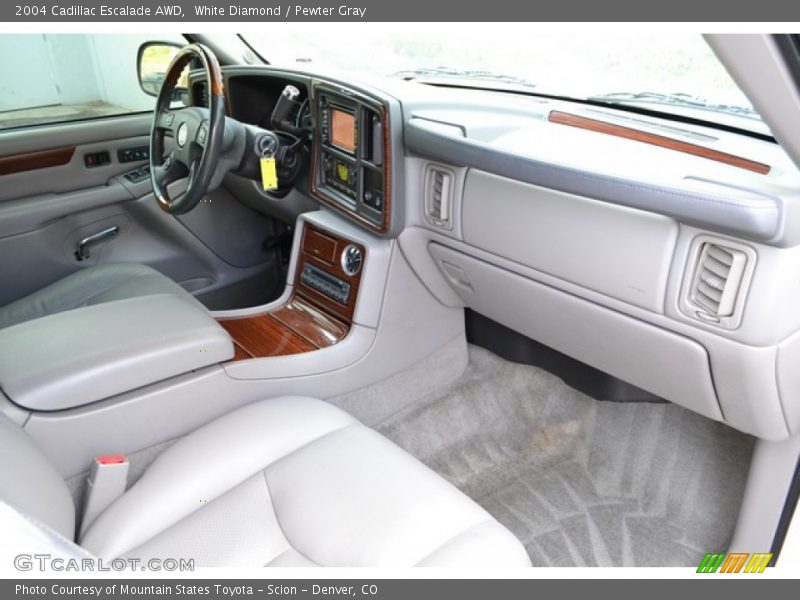 White Diamond / Pewter Gray 2004 Cadillac Escalade AWD