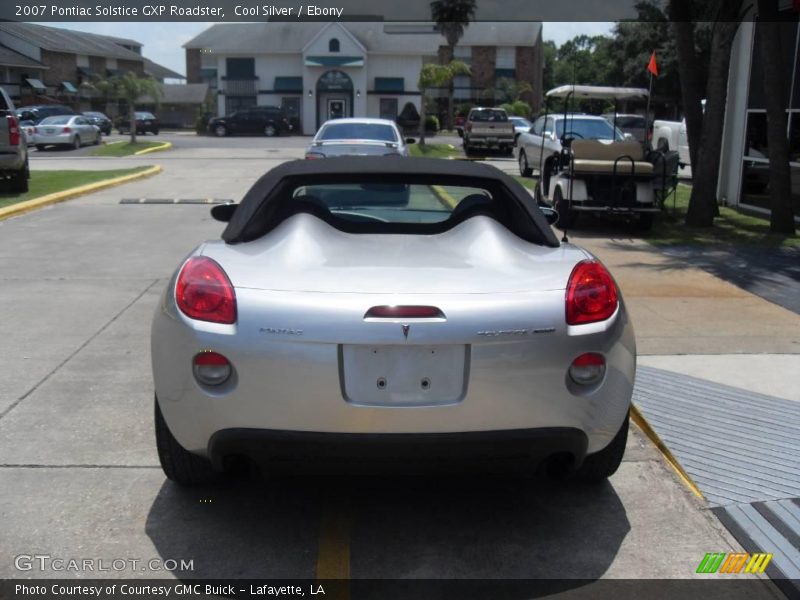 Cool Silver / Ebony 2007 Pontiac Solstice GXP Roadster