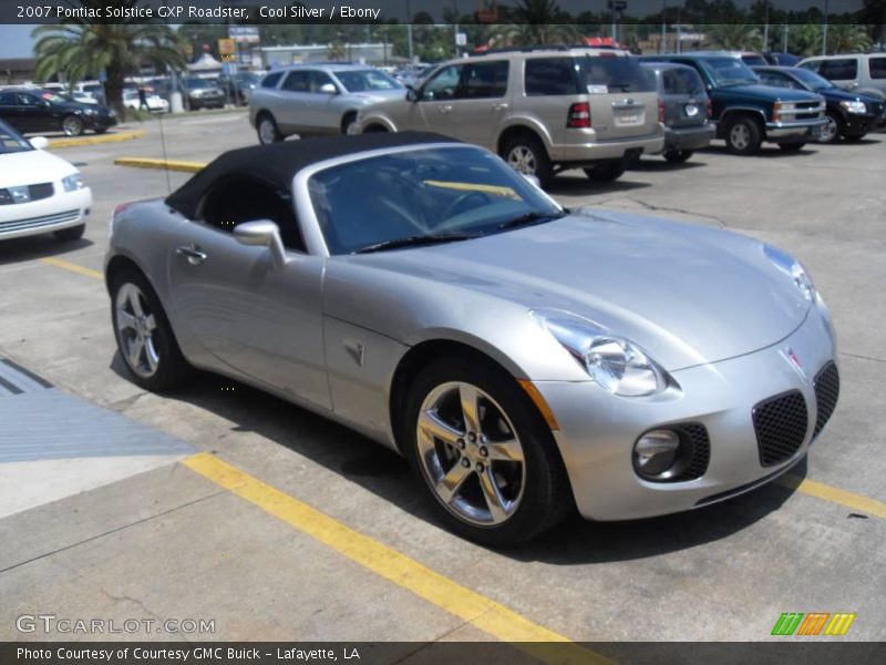 Cool Silver / Ebony 2007 Pontiac Solstice GXP Roadster