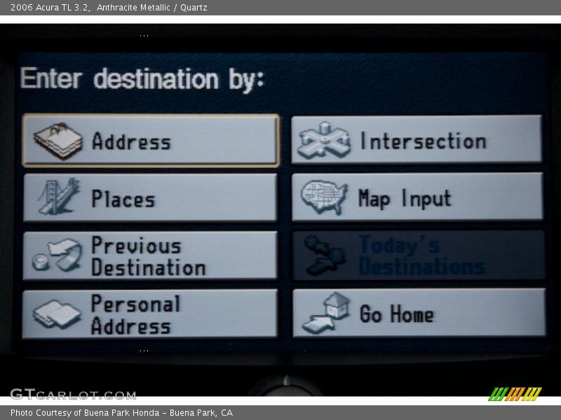 Anthracite Metallic / Quartz 2006 Acura TL 3.2