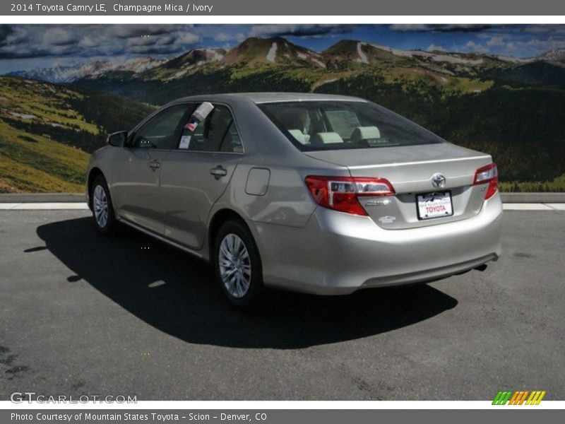 Champagne Mica / Ivory 2014 Toyota Camry LE