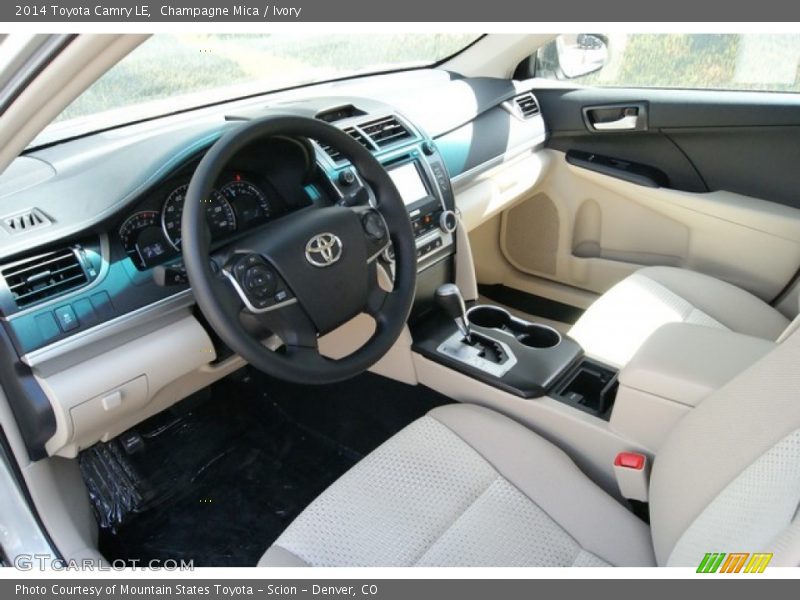 Champagne Mica / Ivory 2014 Toyota Camry LE