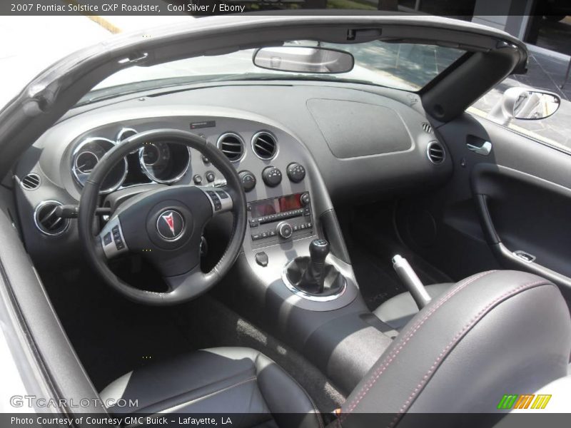 Cool Silver / Ebony 2007 Pontiac Solstice GXP Roadster