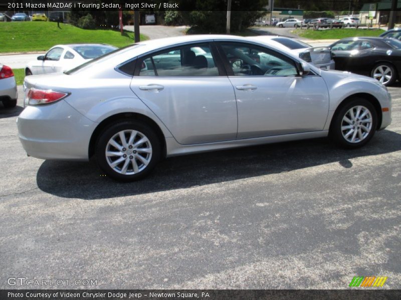 Ingot Silver / Black 2011 Mazda MAZDA6 i Touring Sedan