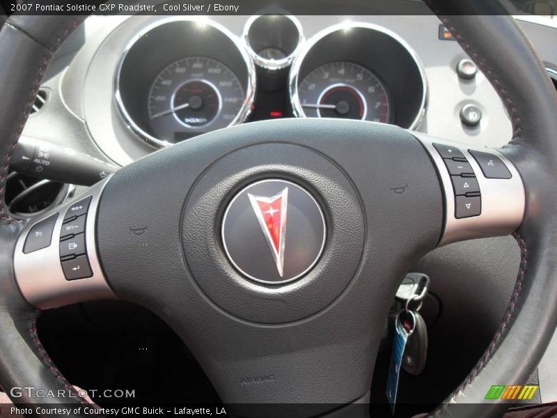 Cool Silver / Ebony 2007 Pontiac Solstice GXP Roadster