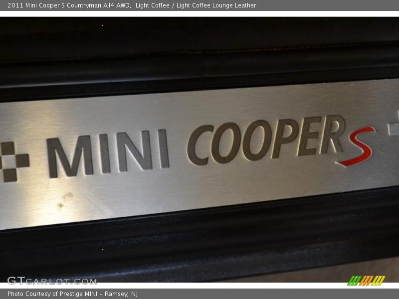 Light Coffee / Light Coffee Lounge Leather 2011 Mini Cooper S Countryman All4 AWD