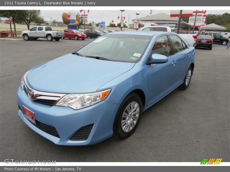 Clearwater Blue Metallic / Ivory 2012 Toyota Camry L