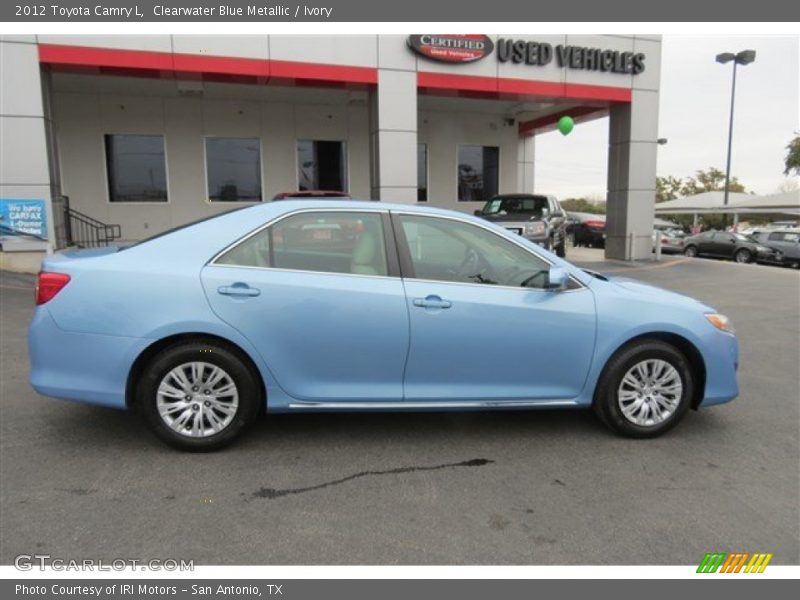 Clearwater Blue Metallic / Ivory 2012 Toyota Camry L