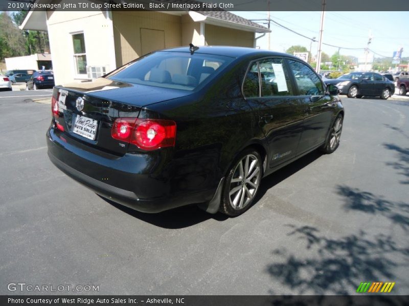 Black / Interlagos Plaid Cloth 2010 Volkswagen Jetta TDI Cup Street Edition