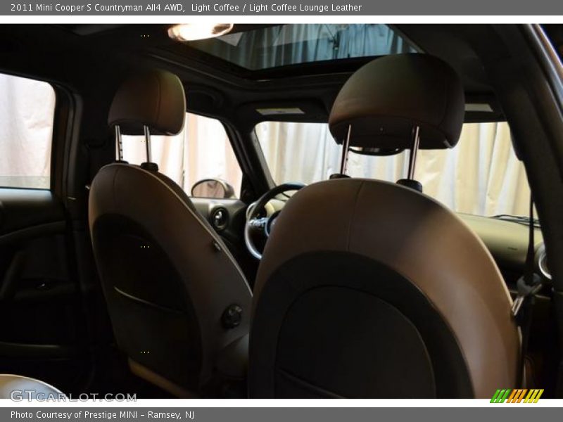 Light Coffee / Light Coffee Lounge Leather 2011 Mini Cooper S Countryman All4 AWD
