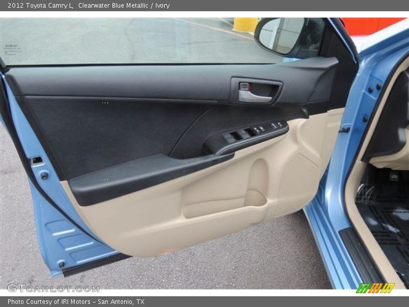 Clearwater Blue Metallic / Ivory 2012 Toyota Camry L