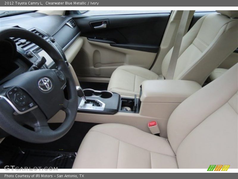 Clearwater Blue Metallic / Ivory 2012 Toyota Camry L