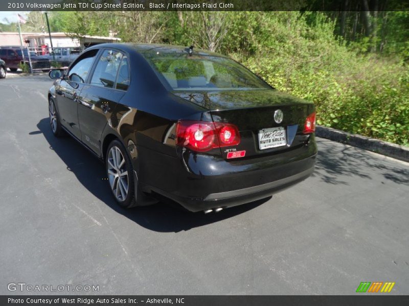 Black / Interlagos Plaid Cloth 2010 Volkswagen Jetta TDI Cup Street Edition