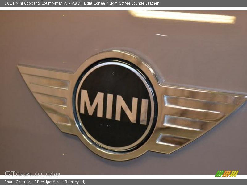 Light Coffee / Light Coffee Lounge Leather 2011 Mini Cooper S Countryman All4 AWD
