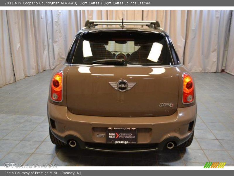Light Coffee / Light Coffee Lounge Leather 2011 Mini Cooper S Countryman All4 AWD