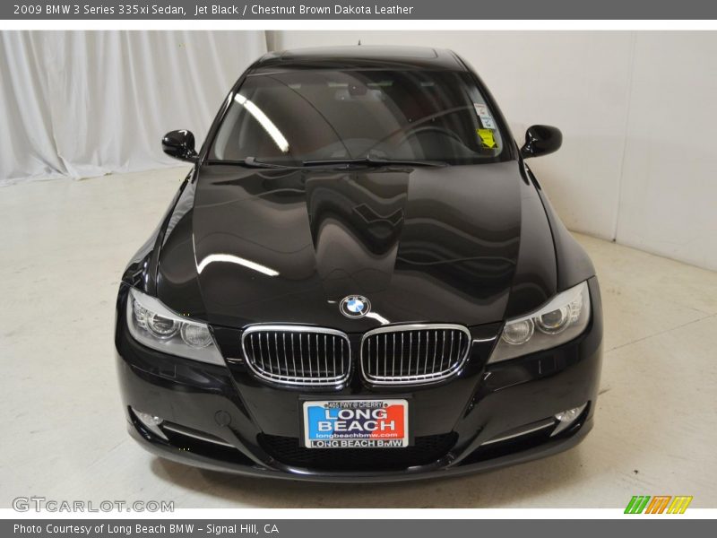 Jet Black / Chestnut Brown Dakota Leather 2009 BMW 3 Series 335xi Sedan
