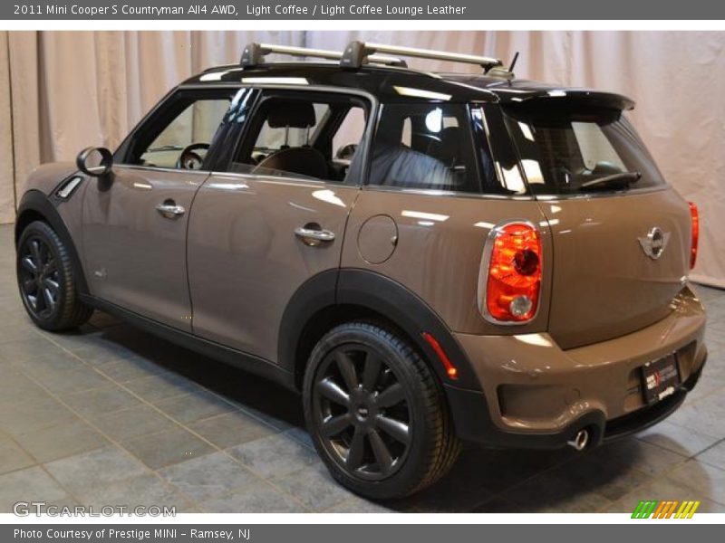 Light Coffee / Light Coffee Lounge Leather 2011 Mini Cooper S Countryman All4 AWD