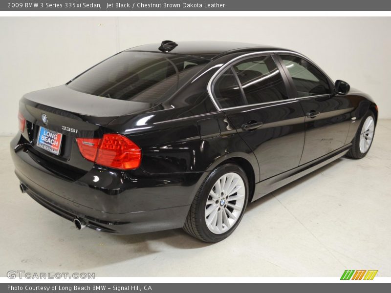 Jet Black / Chestnut Brown Dakota Leather 2009 BMW 3 Series 335xi Sedan