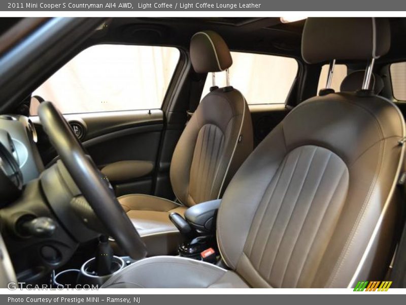 Light Coffee / Light Coffee Lounge Leather 2011 Mini Cooper S Countryman All4 AWD