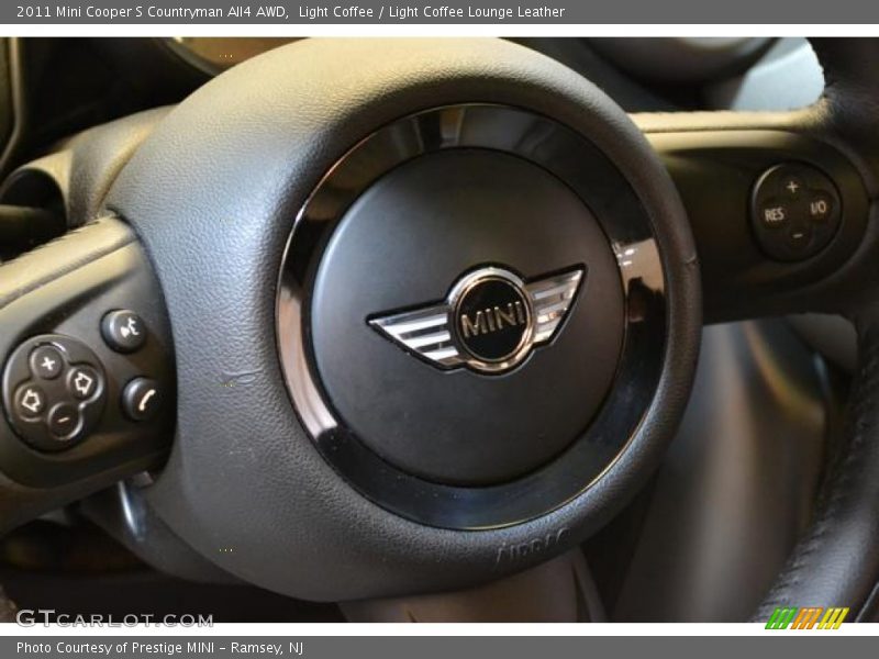 Light Coffee / Light Coffee Lounge Leather 2011 Mini Cooper S Countryman All4 AWD