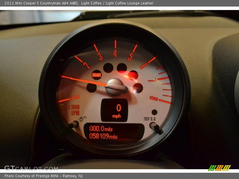 Light Coffee / Light Coffee Lounge Leather 2011 Mini Cooper S Countryman All4 AWD