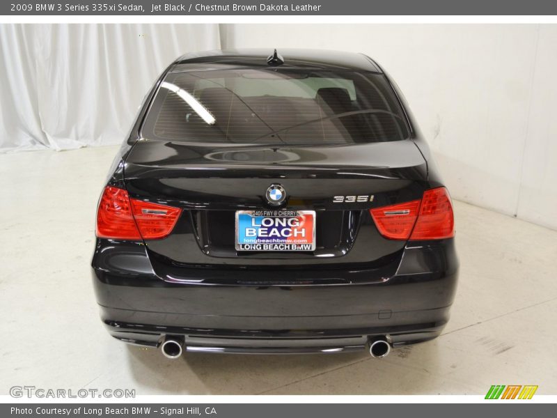 Jet Black / Chestnut Brown Dakota Leather 2009 BMW 3 Series 335xi Sedan