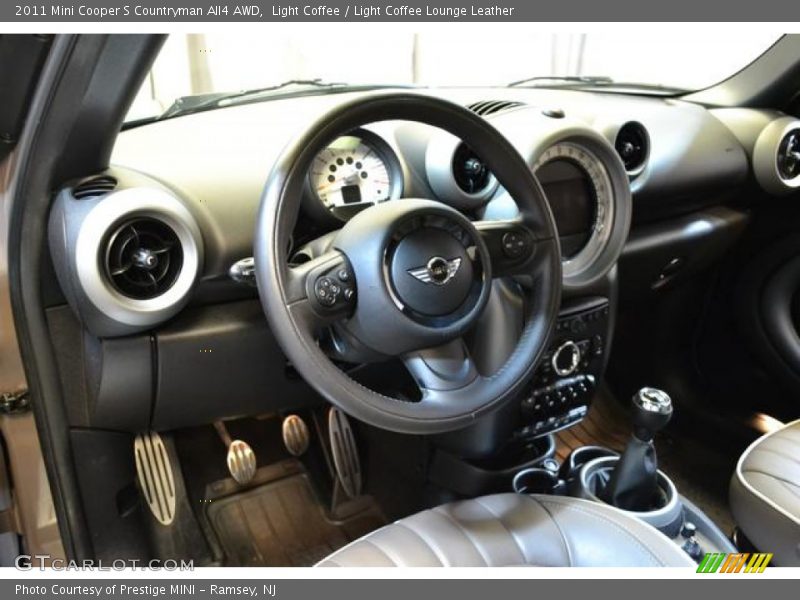Light Coffee / Light Coffee Lounge Leather 2011 Mini Cooper S Countryman All4 AWD