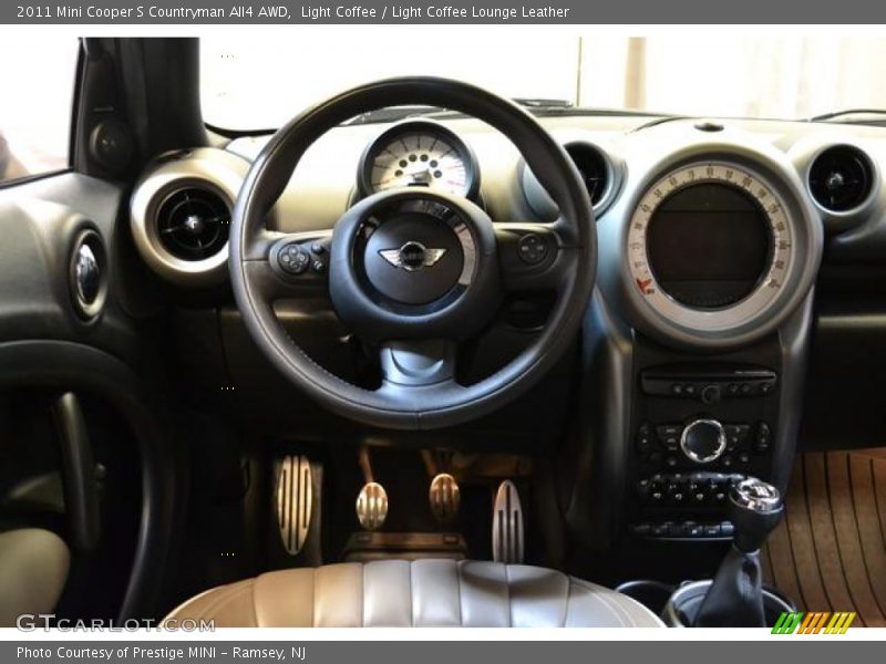 Light Coffee / Light Coffee Lounge Leather 2011 Mini Cooper S Countryman All4 AWD