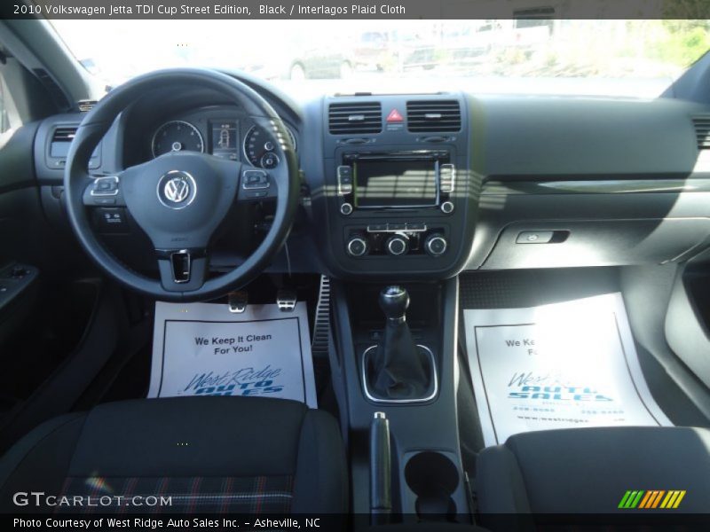 Dashboard of 2010 Jetta TDI Cup Street Edition