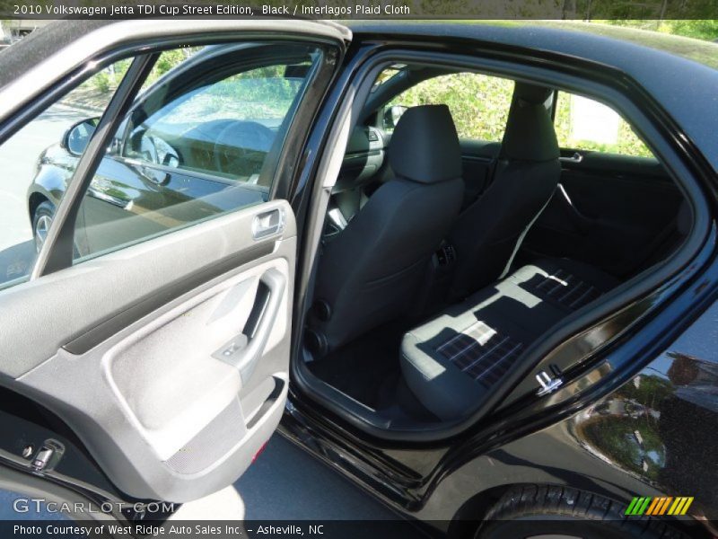 Black / Interlagos Plaid Cloth 2010 Volkswagen Jetta TDI Cup Street Edition