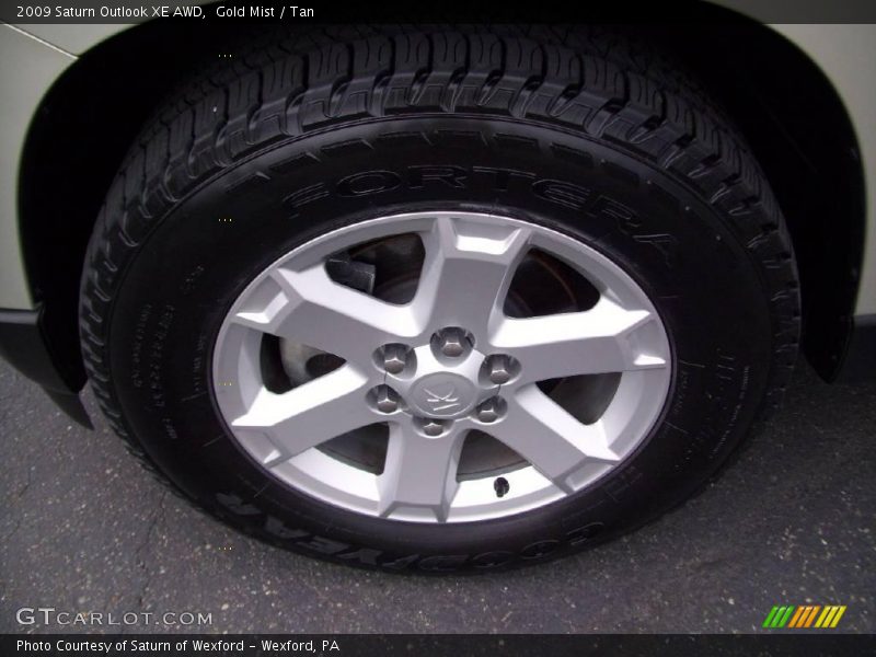 Gold Mist / Tan 2009 Saturn Outlook XE AWD
