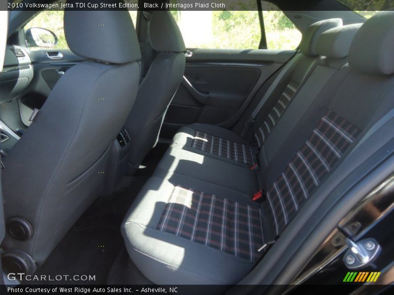 Rear Seat of 2010 Jetta TDI Cup Street Edition
