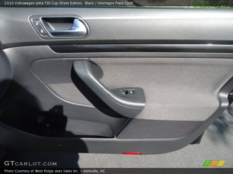 Black / Interlagos Plaid Cloth 2010 Volkswagen Jetta TDI Cup Street Edition