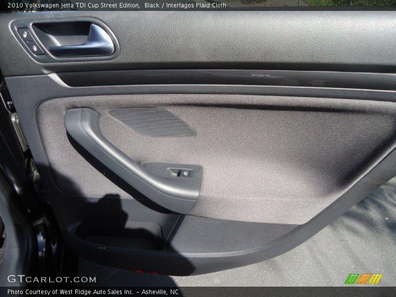 Black / Interlagos Plaid Cloth 2010 Volkswagen Jetta TDI Cup Street Edition