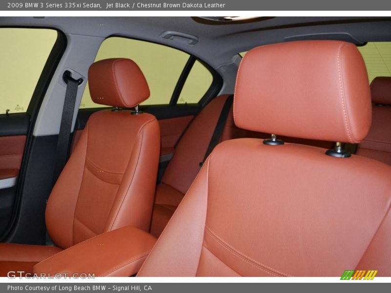 Jet Black / Chestnut Brown Dakota Leather 2009 BMW 3 Series 335xi Sedan